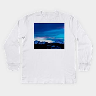 Blue mountain Kids Long Sleeve T-Shirt